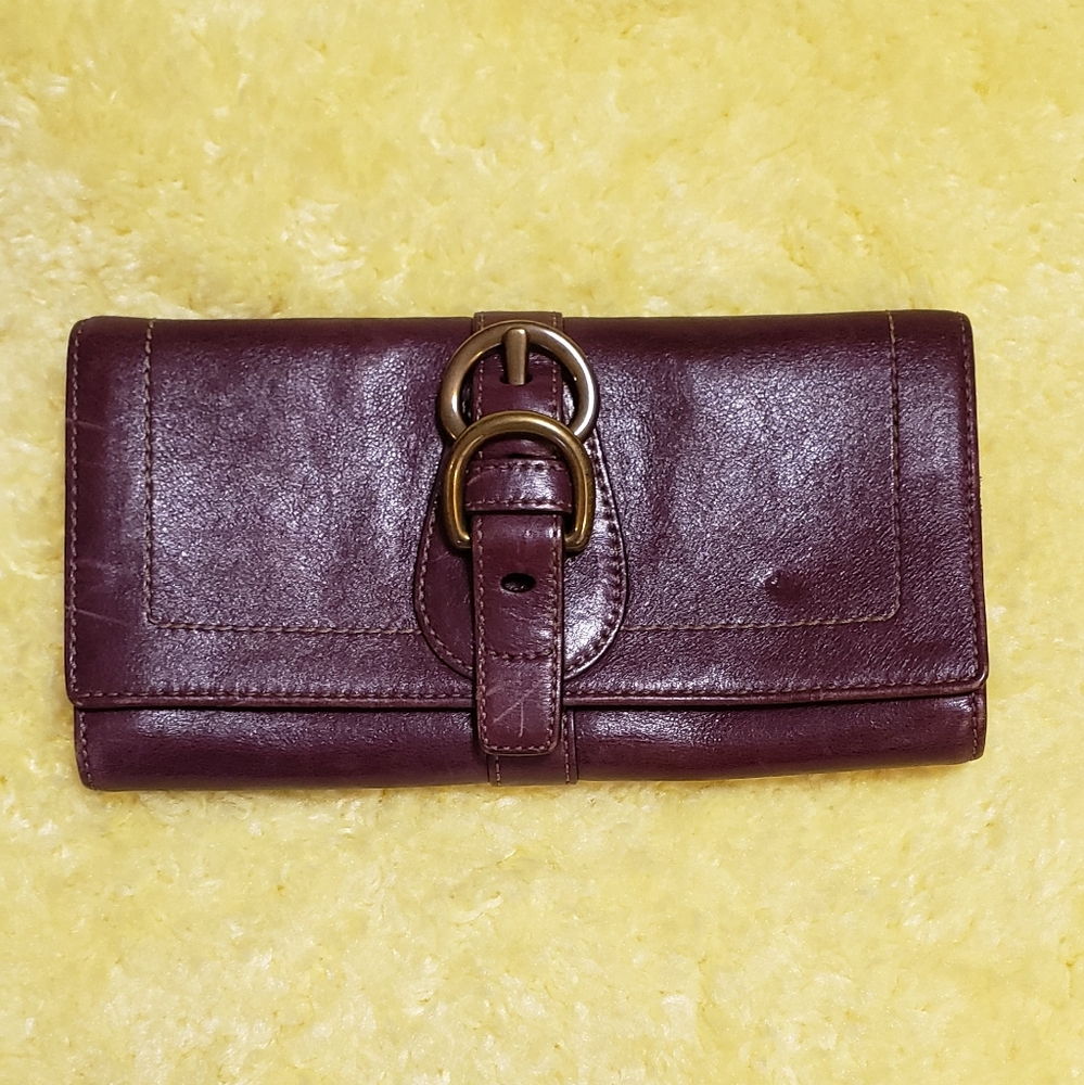 Coach leather wallet